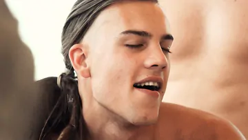 Long haired guy gets fucked