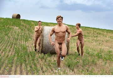 Nude Belami boys at the farm