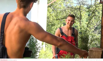 Cute gay boys bareback fucking