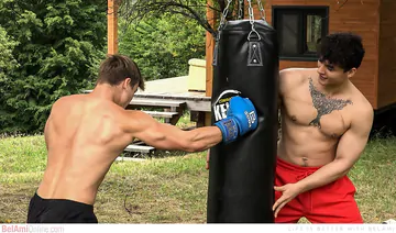 Sexy fit boy getting boned