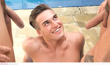 Studs fucking in the backyard