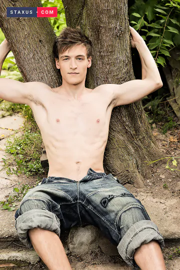 Boys sucking and fucking outdoors