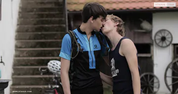 Gay boys in a cottage fucking