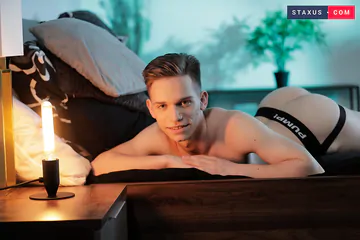 Handsome boy fucking his buddy