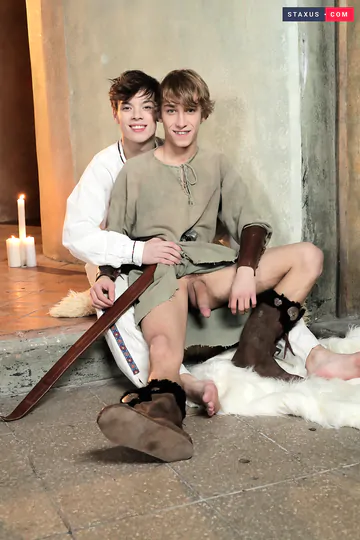 Boys in the stairs fucking