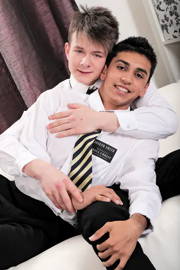 Cute boys butt fucking bareback