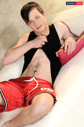 Hairy tummy boy getting fucked