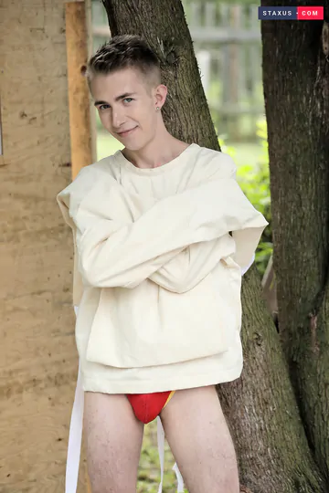 Skinny boy getting butt fucked