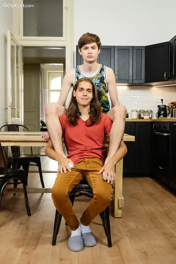 Boy with a big dick getting boned