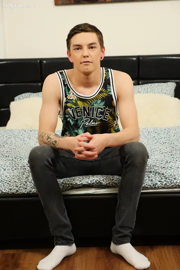 Cute boy showing his perfect penis