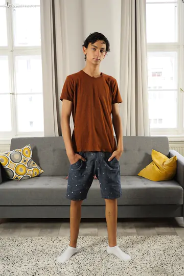 Skinny boy with a smooth ass