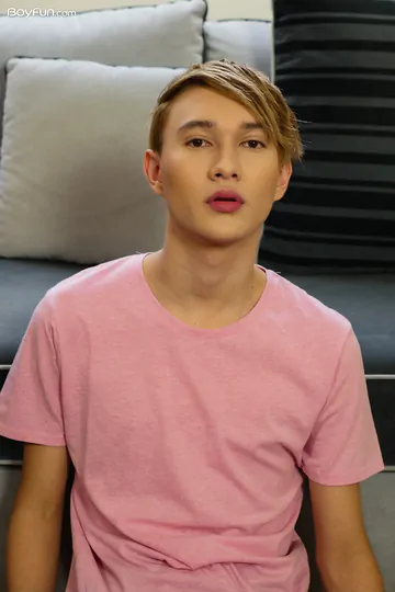 Twink with a shaved penis
