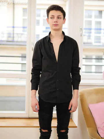 Boy with a smooth cock and ass