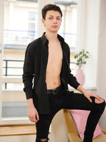 Boy with a smooth cock and ass