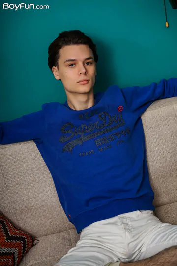 Boy with a very thick penis