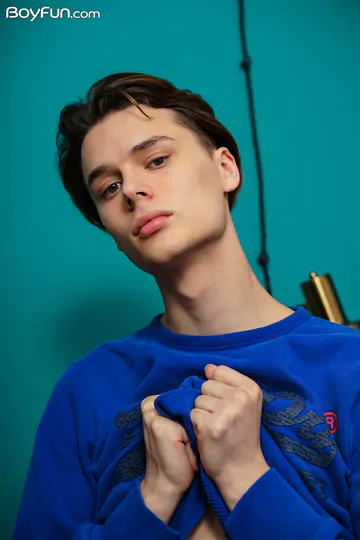 Boy with a very thick penis