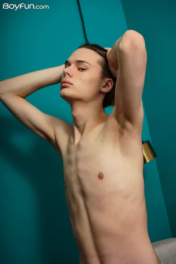 Boy with a very thick penis