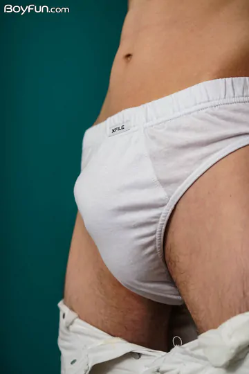 Boy with a very thick penis