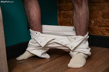 Boy with a very thick penis