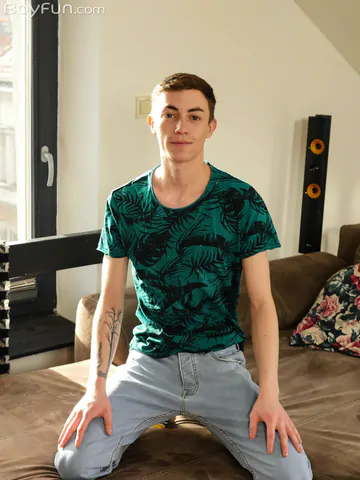 Handsome gay twink Nick Danner