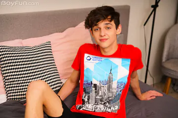 Gay boy with a smooth asshole