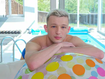 Blonde boy with a nice fat cock