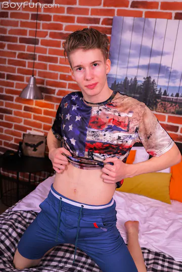 Gayboy showing cock and asshole
