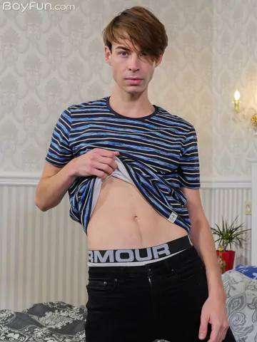 Guy showing his dick and butthole