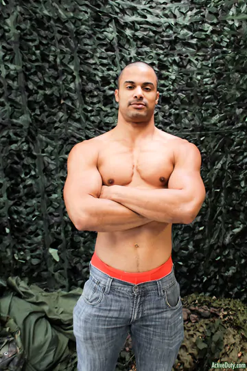 Black guy with a big shaved cock