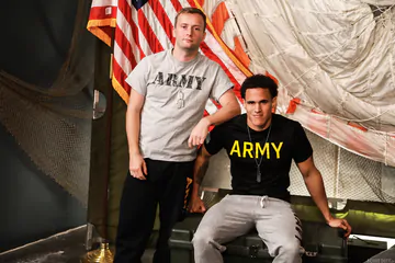 Army guys fucking in a tent