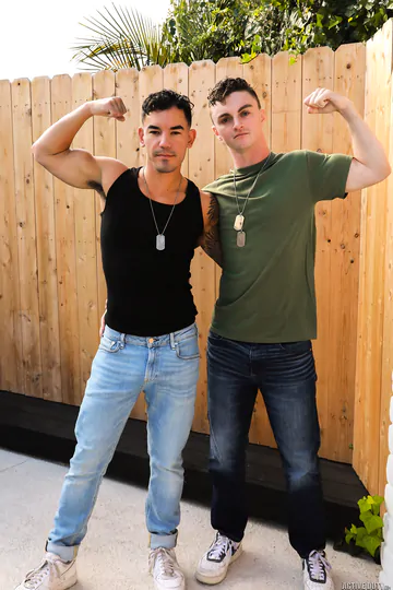 Army guys fucking each other