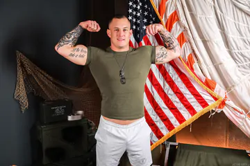 Tattooed guys fucking and rimming