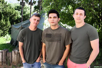 Sexy guy sucking on cocks