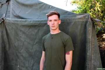 Cute guy showing his hard dick