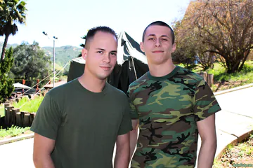 Military guys getting naughty