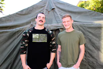 Macho man fucking and cumming