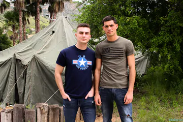 Army guys sucking dick and fucking ass