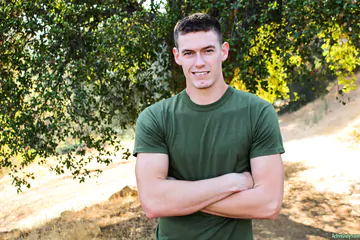 Handsome guy showing his penis