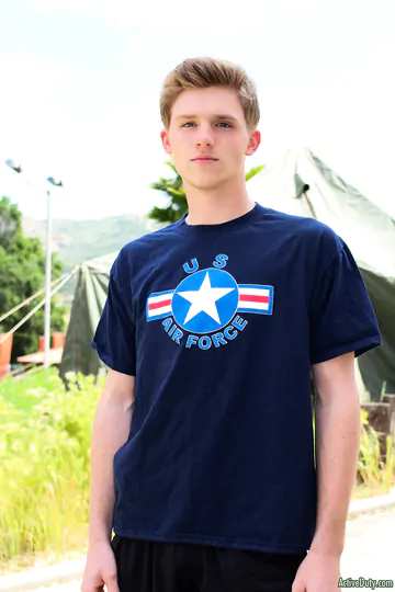 Cute twink showing shaved cut cock