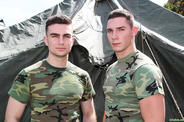 Army guys sucking and fucking