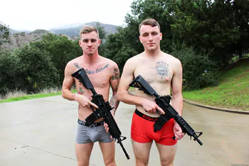 Army guys fucking in the barracks