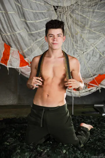 Sexy army boys bareback fucking