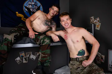 Cute boy fucking and getting fucked