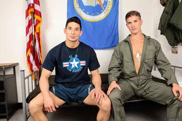 Sexy Army guy fucking his buddy
