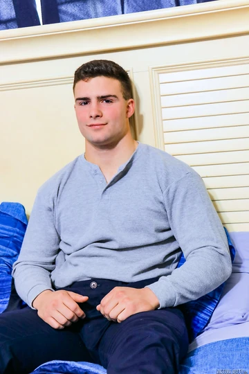 Hot American hunk with a big penis