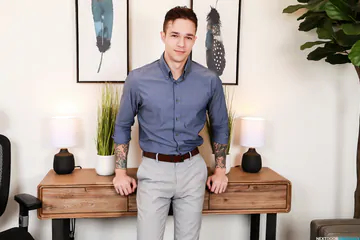 Hot guy with a big dick fucking