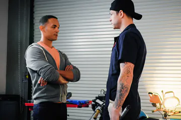 Two guys in a garage fucking