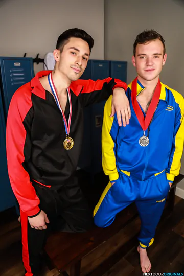 Locker room guys fucking each other