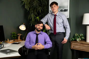 Business guys fucking in the office