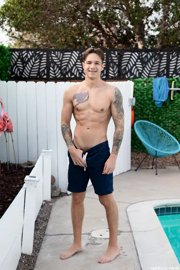 Handsome guy getting rimmed and fucked